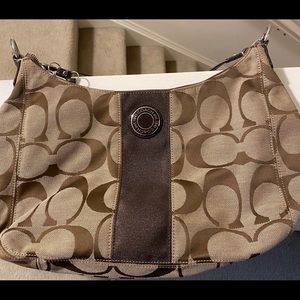 Coach Signature Hobo bag with crossbody strap